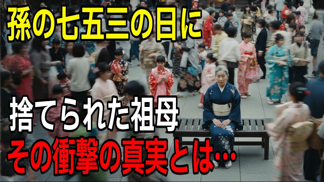孫の七五三の日に捨てられた72歳の祖母。半年後、息子が知った驚愕の事実とは…