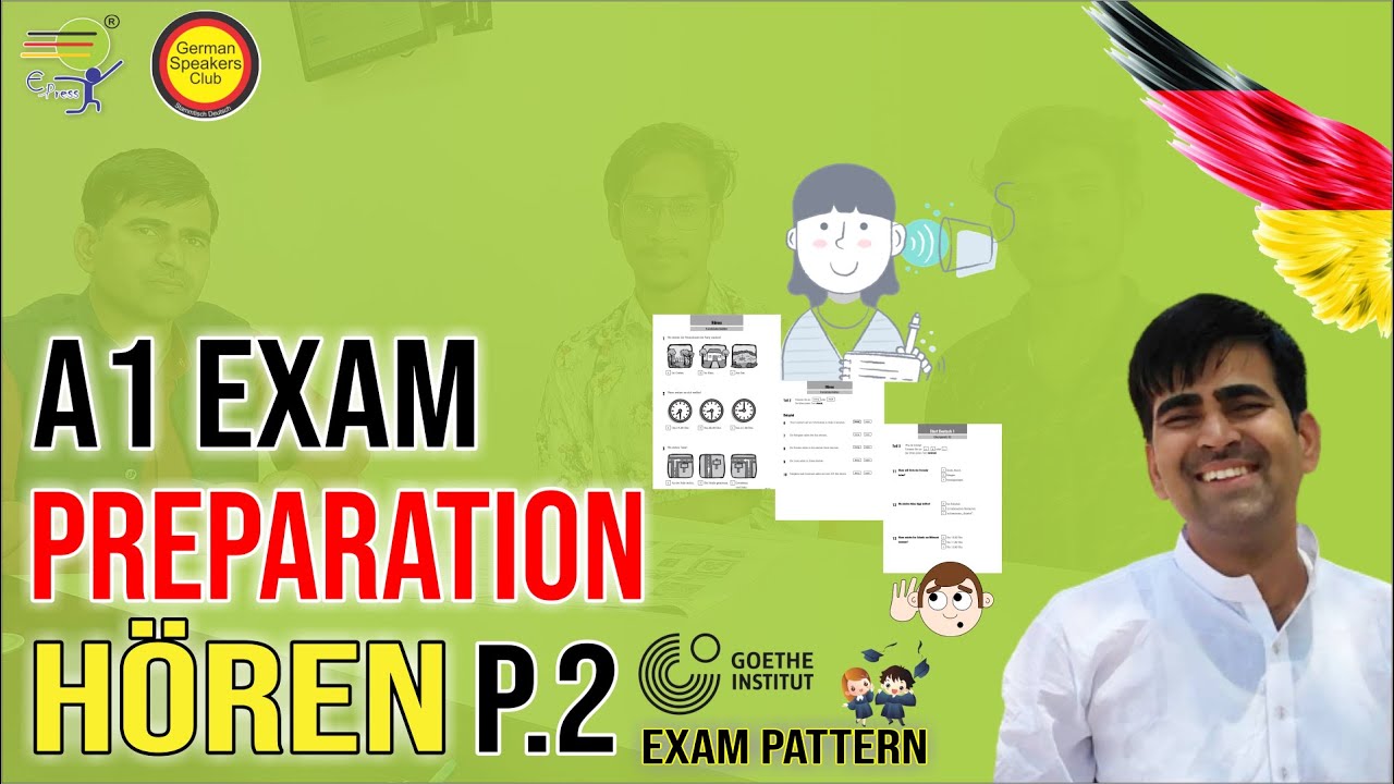 Goethe Zertifikat A1 HÖREN | listening test part 2 | German A1 Goethe Exam | BY Dev Sir