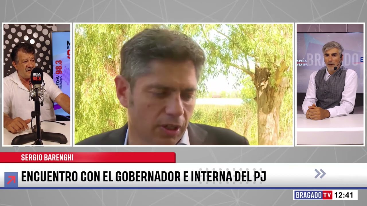 SERGIO BARENGHI   ENCUENTRO CON EL GOBERNADOR E INTERNA DEL PJ