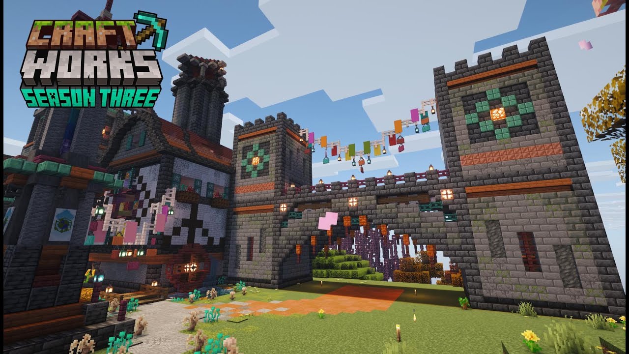 Magic Portals, Emmy Interiors, and Gates OH MY! - CraftWorks SMP S3 #craftworkssmp #minecraft