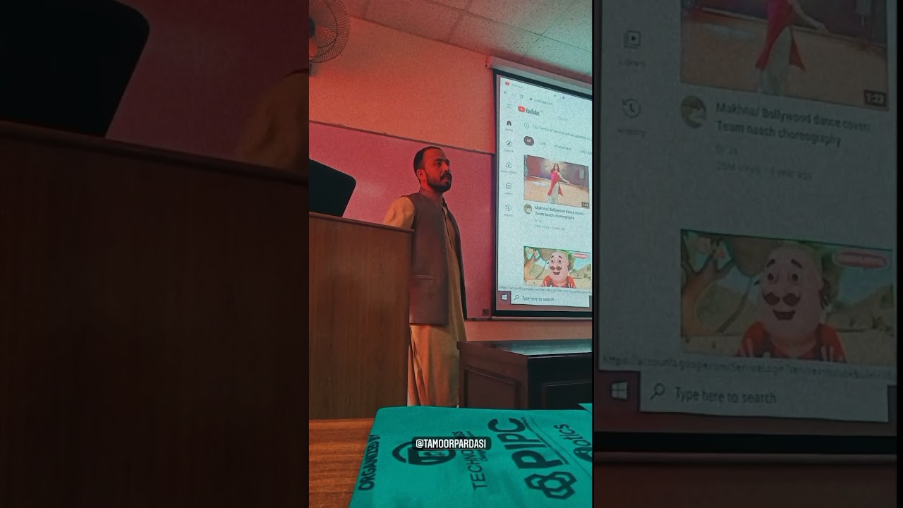 taimor pardesi workshop in FAST NU #youtubeshorts #taimorpardesi #shorts #technology