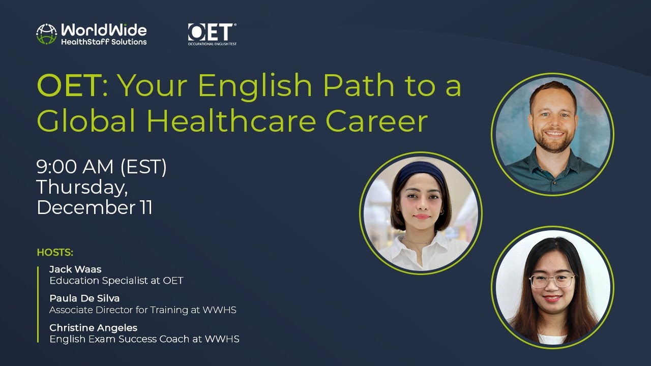 OET: Your English Path to a Global Healthcare Career