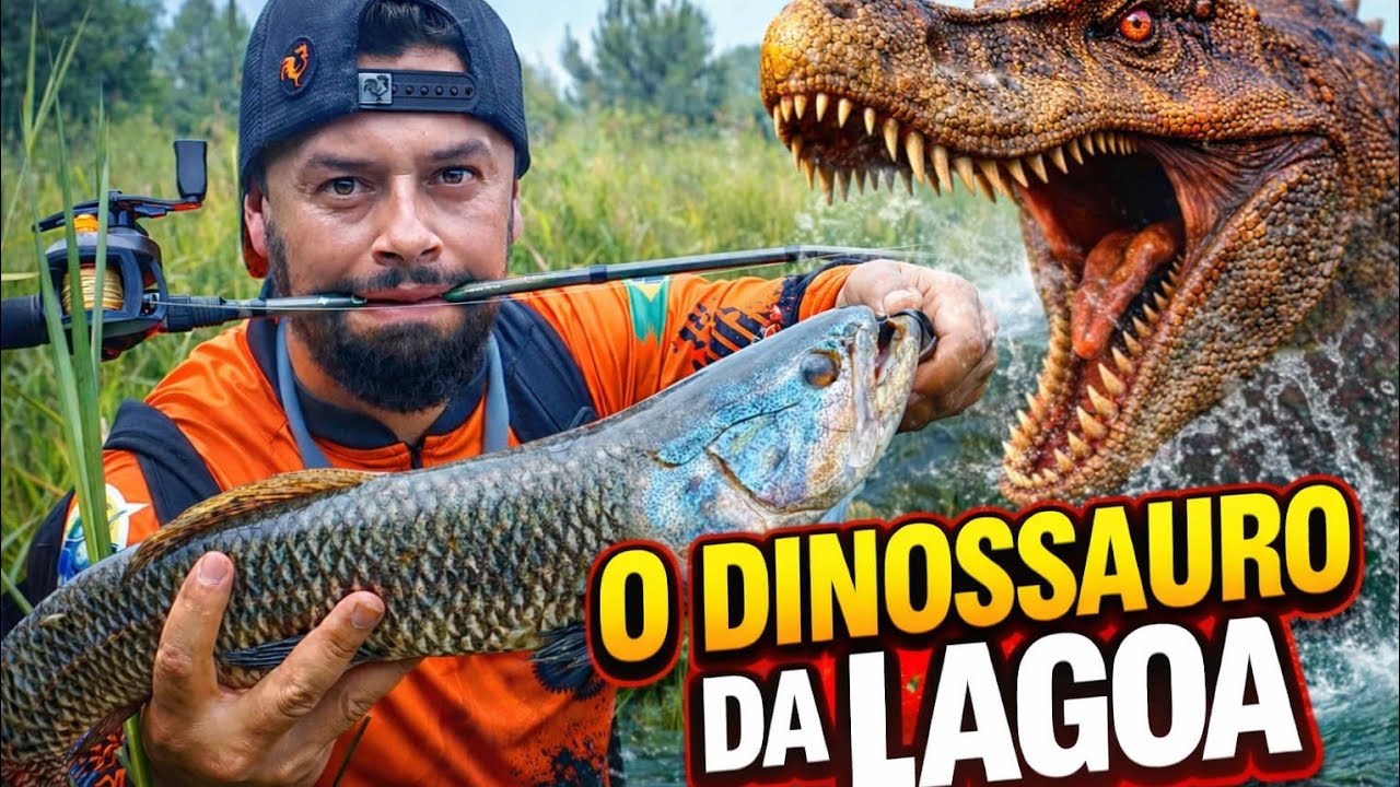 O DINOSSAURO DA LAGOA 😱😱😱