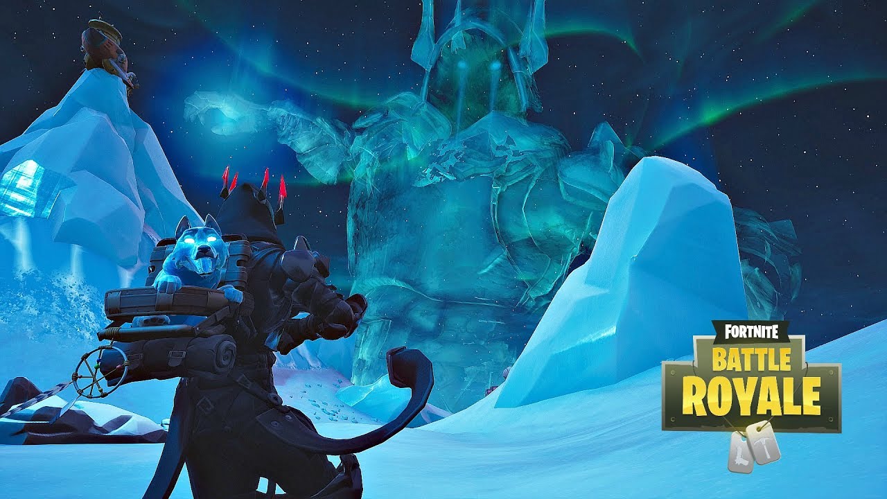 The BEST View Of The Ice Storm Event + Winning The Game - Fortnite Battle Royale (No Commentary)