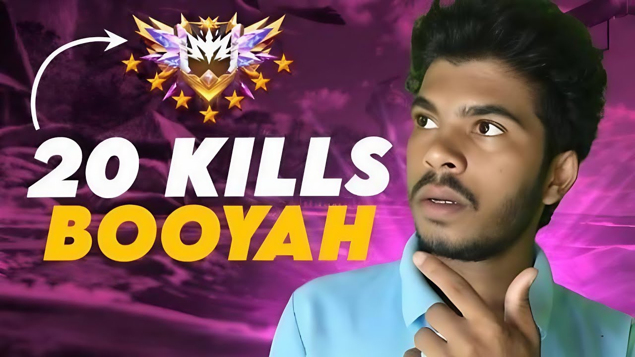 Solo vs squad 20 killed Booyah😲 #ranked #ajjubhai #freefire 