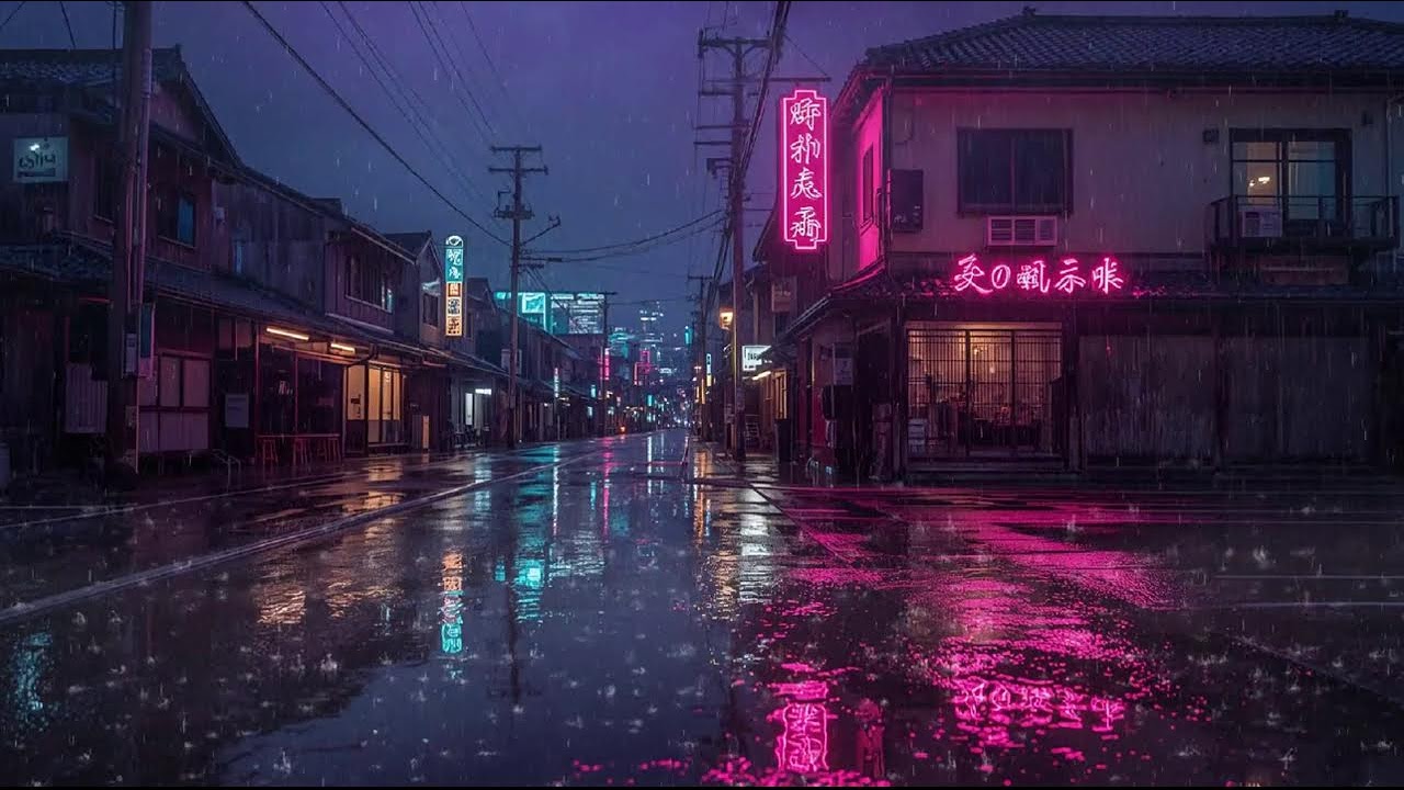 Night Rain Ambience 🌙 Lofi Beats for Focus, Relax & Quiet Moments #15