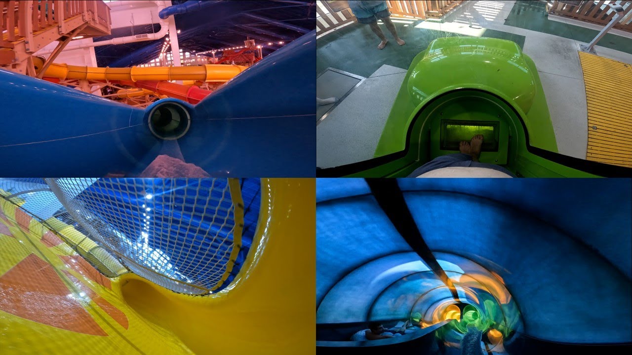 EVERY SLIDE at Great Wolf Lodge in Perryville, MD