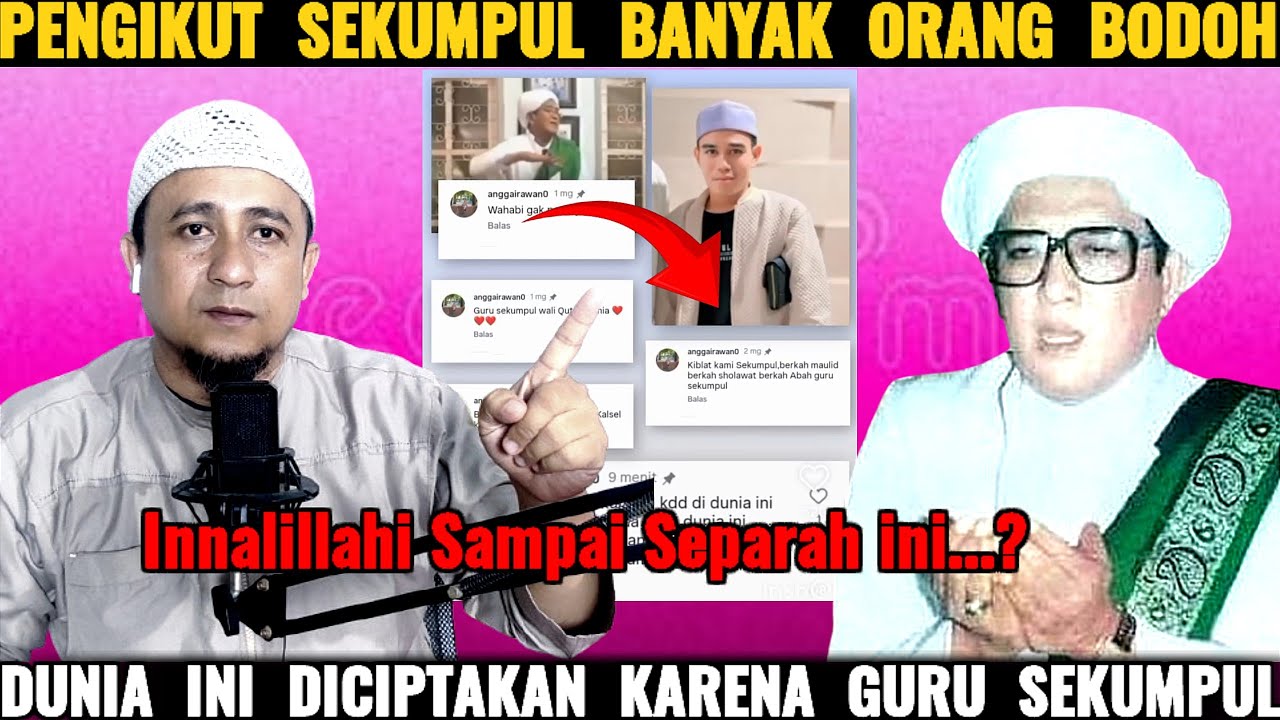 INNALILLAHI Puncak Kebodohan Pengikut Guru Sekumpul...? Dunia ini Diciptakan Karena Guru Sekumpul..?