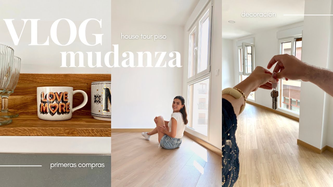 VLOG MUDANZA 1 📦 |  House tour piso vac&iacute;o, Compras decoraci&oacute;n, Unboxing amazon, Primeros muebles