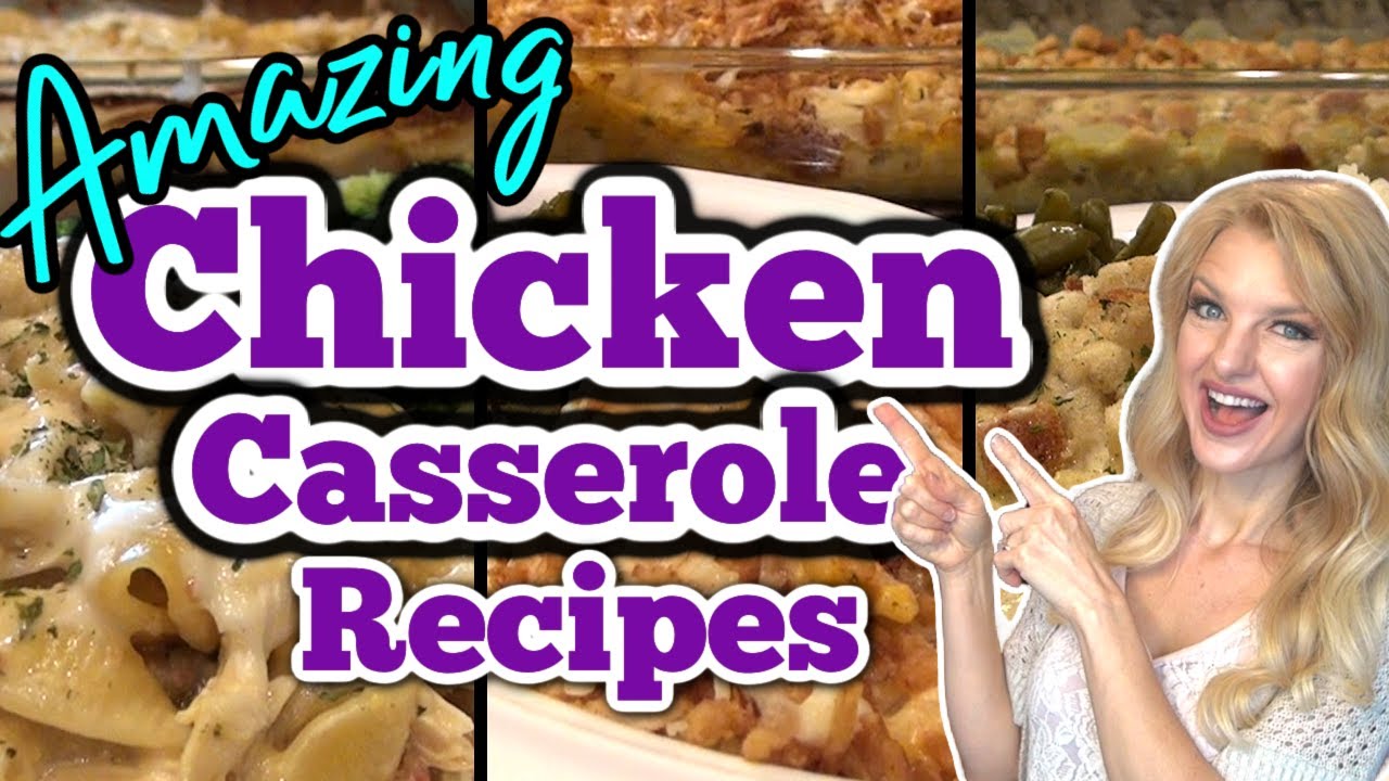 Unbelievable DUMP & GO Chicken CASSEROLE RECIPES that will Blow Your Mind! | You don't want to miss!