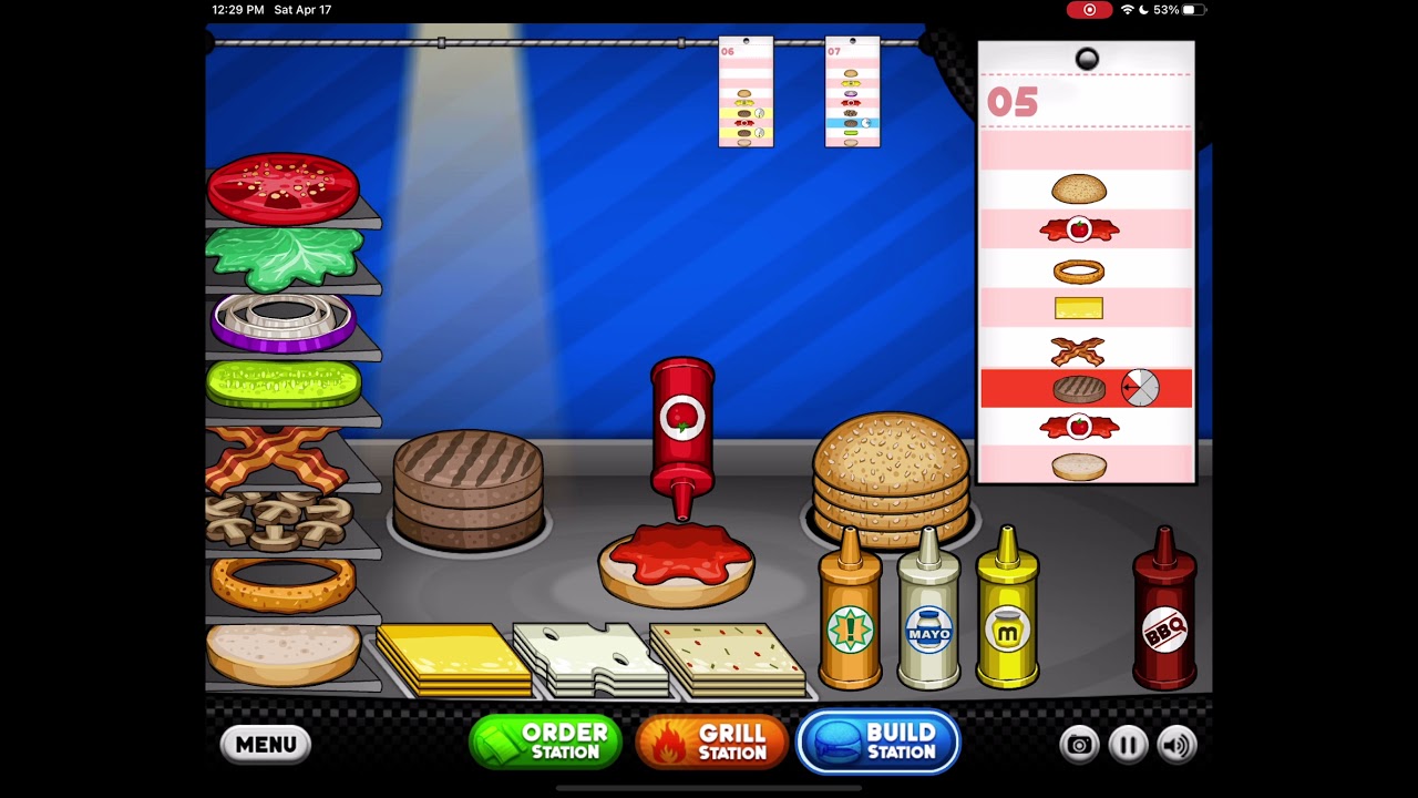 Papa’s Burgeria HD: All Gold Customers