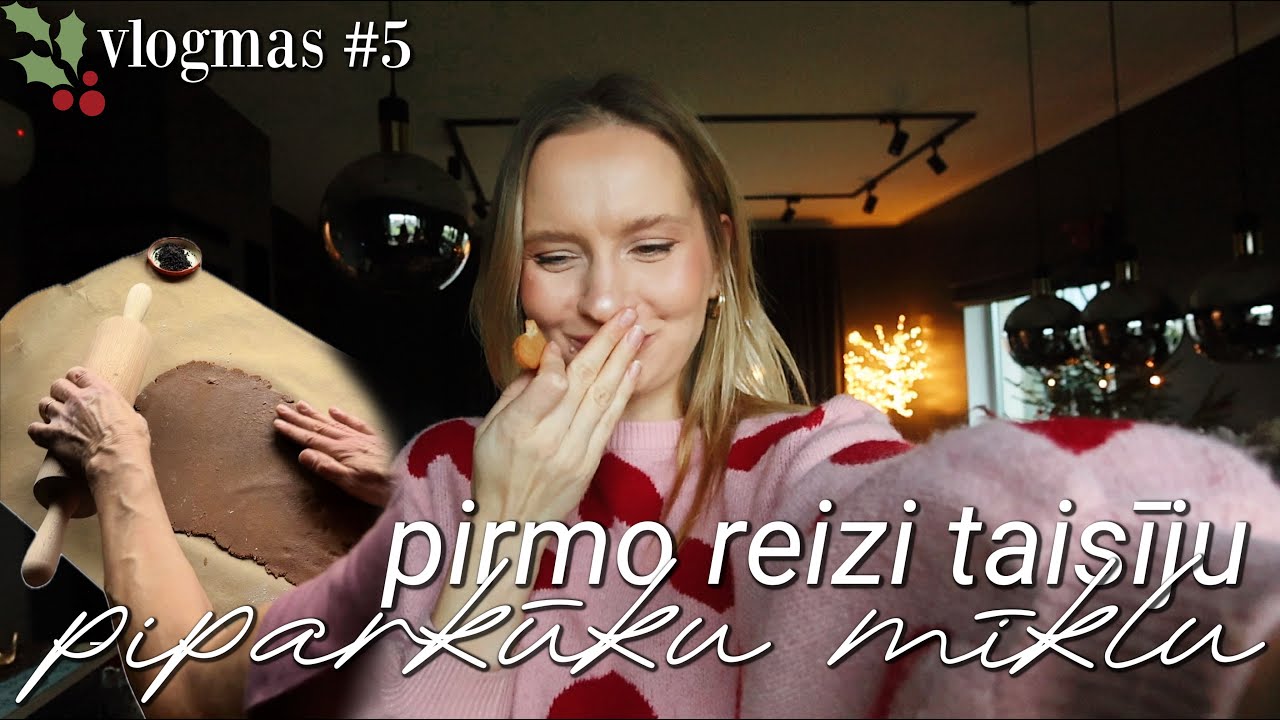 vai mīkla sanāca? 🙈 + ciemojamies Ogrē 💫 | VLOGMAS #5