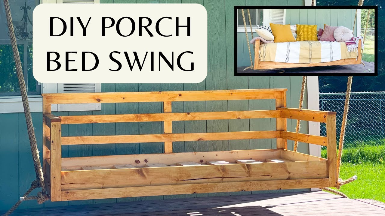DIY Porch Bed Swing | SIMPLE & EASY BUILD