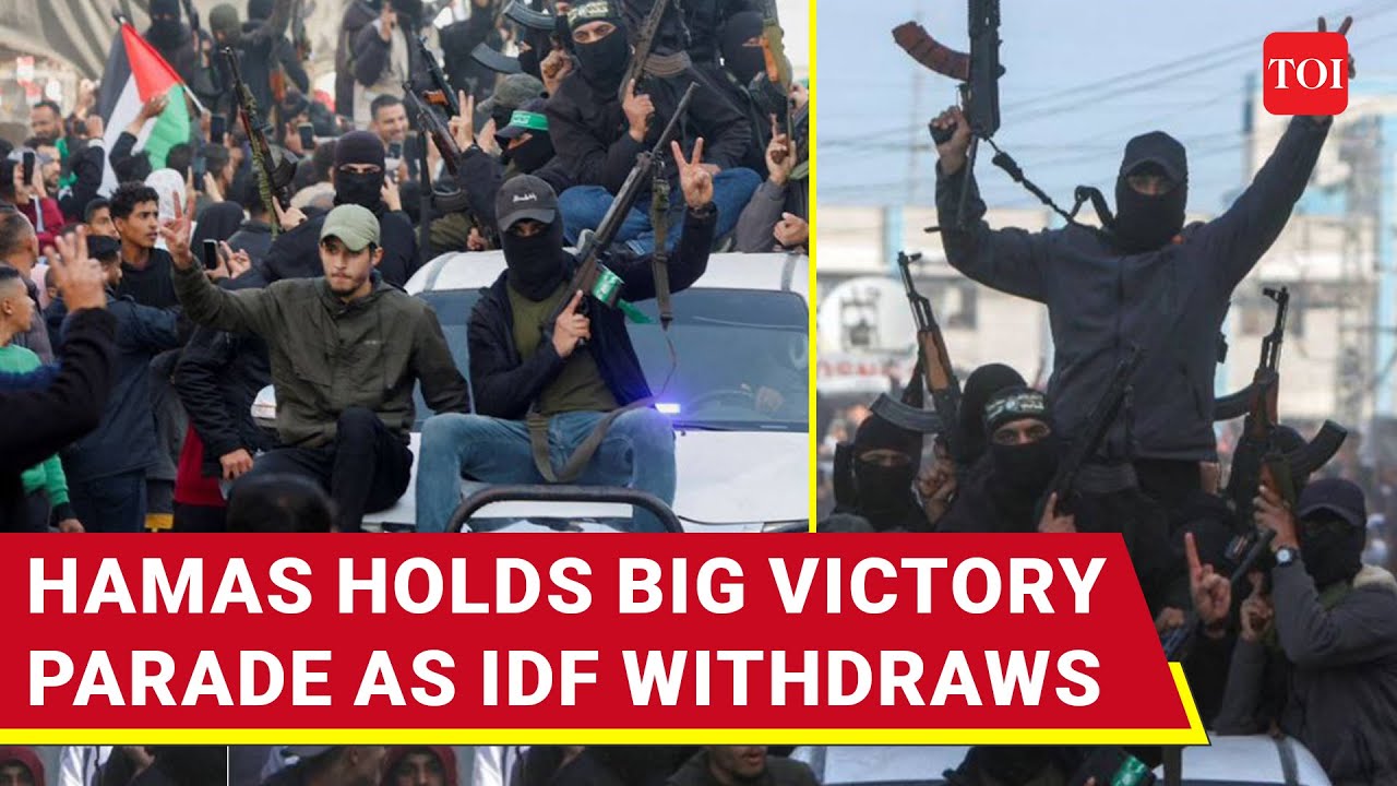 Hamas Teases IDF With Victory Parade As Israeli Troops Withdraw From Gaza; 'Forced You To...'