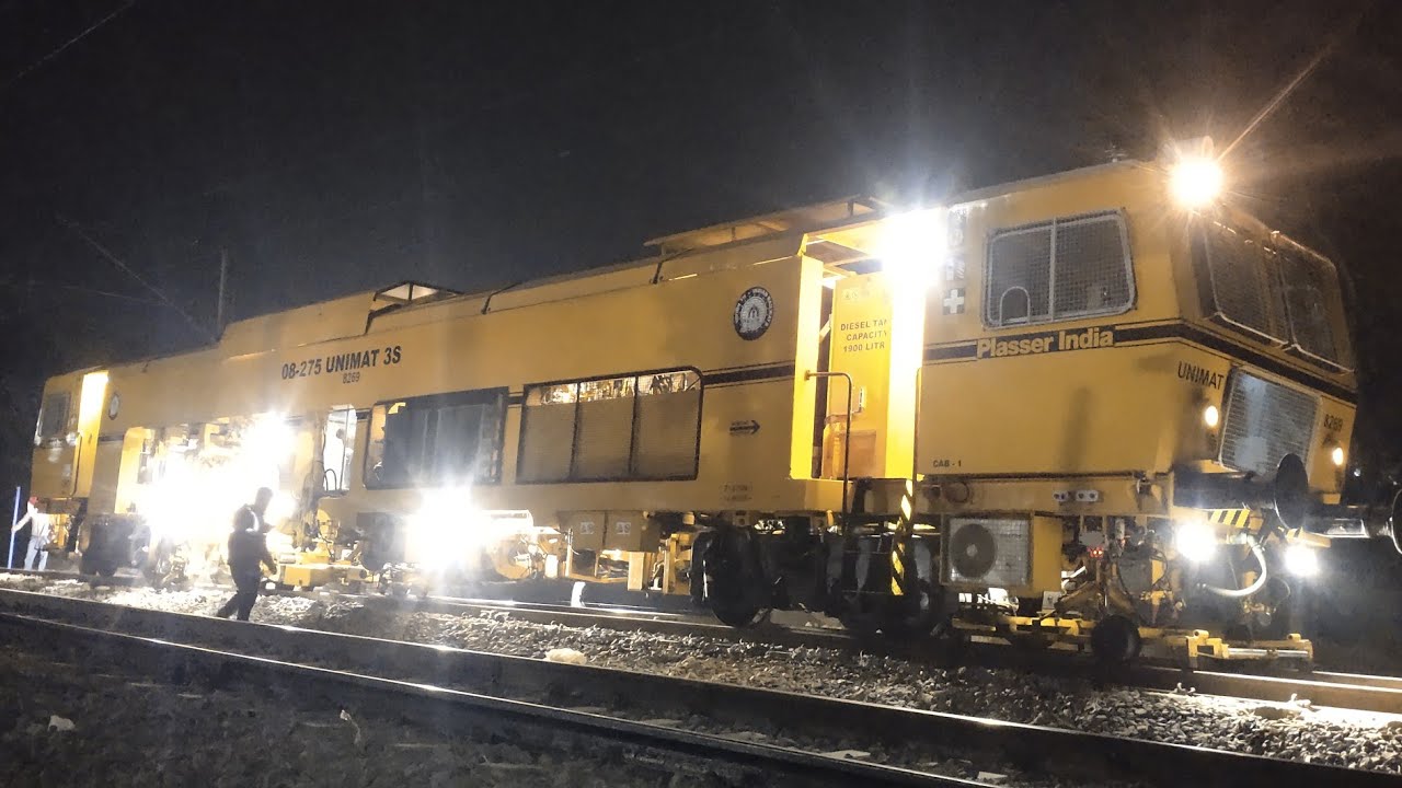 Unimat : Packing Machine in Indian Railway #unimat_1258 #packingmachine #Trackmachine 