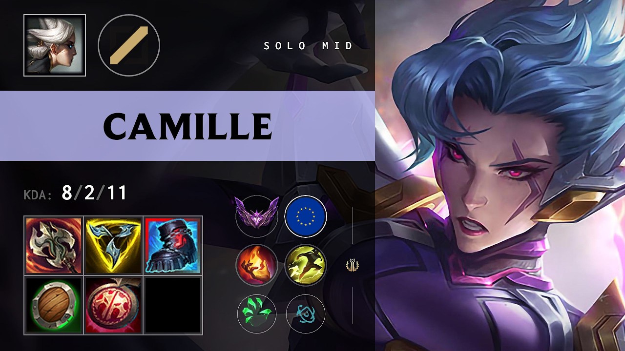 Camille Mid vs Katarina - EUW Master Patch 26.11