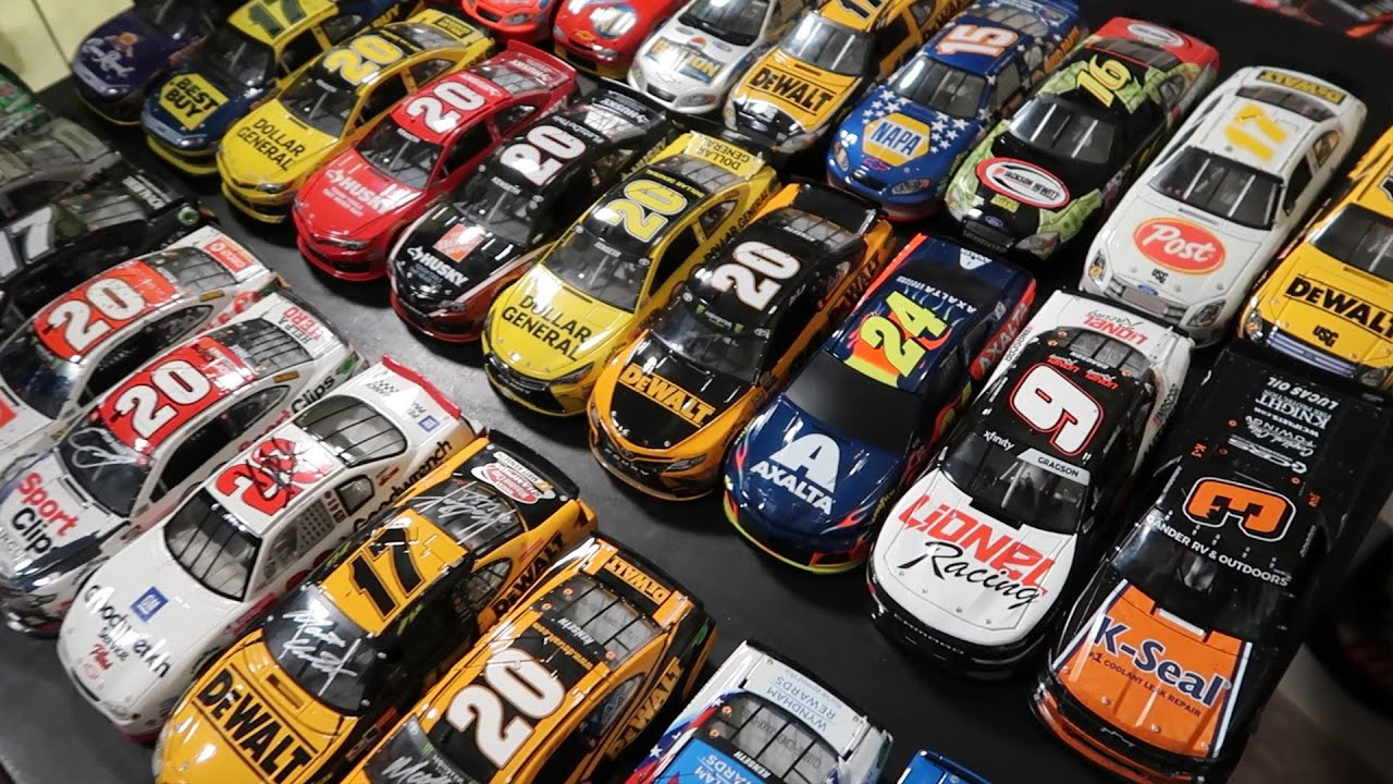 Обзор всей моей коллекции литых моделей NASCAR!
