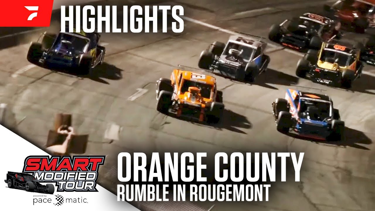 Ryan Newman Goes Three-Wide | SMART Modified Tour at Orange County Speedway 4/5/25 | Highlights