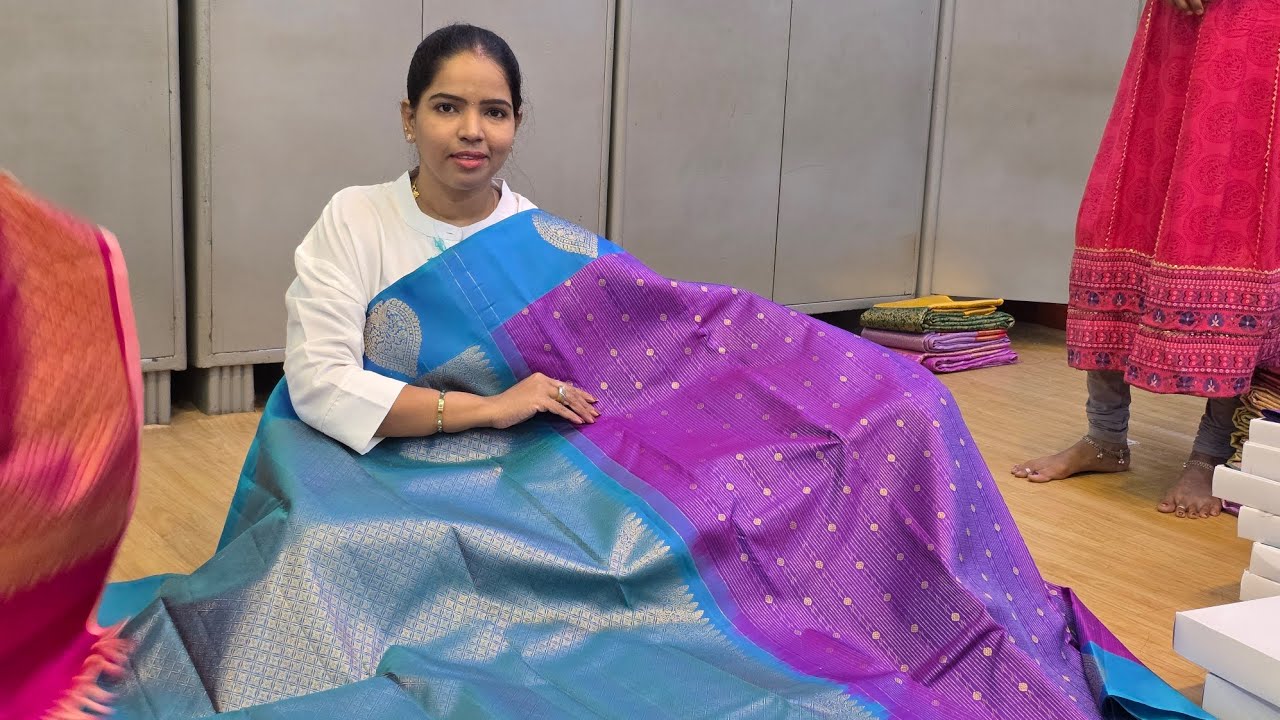 Pure Kanchipuram Handloom Silk Sarees Rs.5000-12500 Korvai Pattu Pure Kanchi silk wholesale | Online
