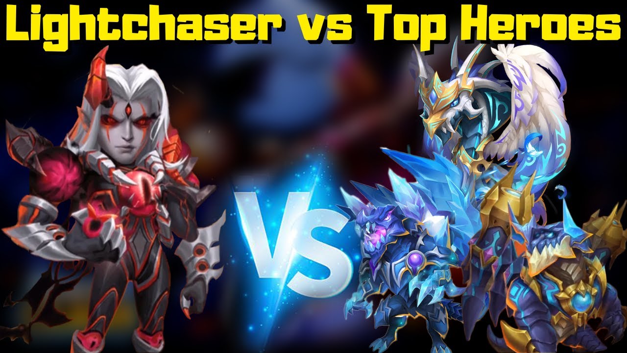 Lightchaser vs Top Heroes | Castle Clash
