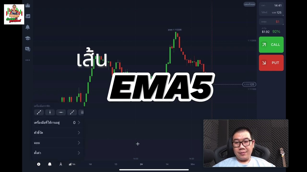 IQ OPTION สอนเทรด EMA5 บนมือถือ และ แท็บเล็ต อย่างละเอียด เข้าใจง่าย ใช้งานได้จริง ทุนน้อย ก็เทรดได้