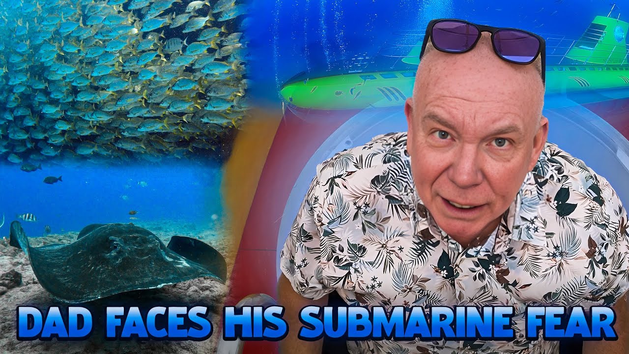 Dad vs the Tenerife SUBMARINE Safari Excursion! UNBELIEVABLE underwater world- COULD HE HANDLE IT? 🐟