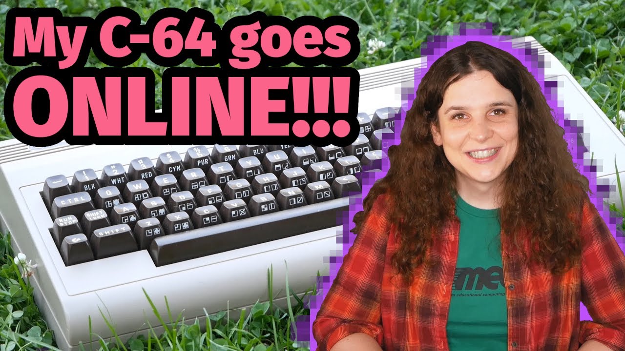 Using a Commodore 64 on the modern internet!