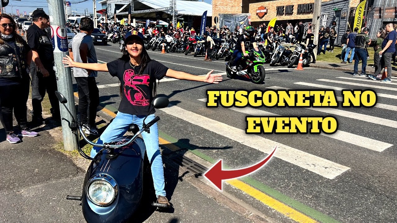 FUI DE FUSCONETA NO MAIOR EVENTO DE HARLEY DAVIDSON !!!