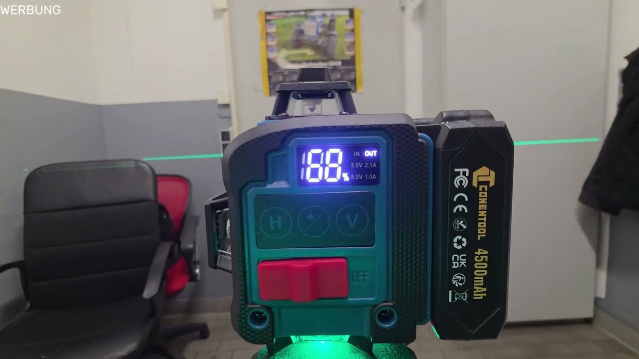 Лазерный нивелир Conentool Cross Line Laser — очень полезный инструмент для всех любителей и проф...
