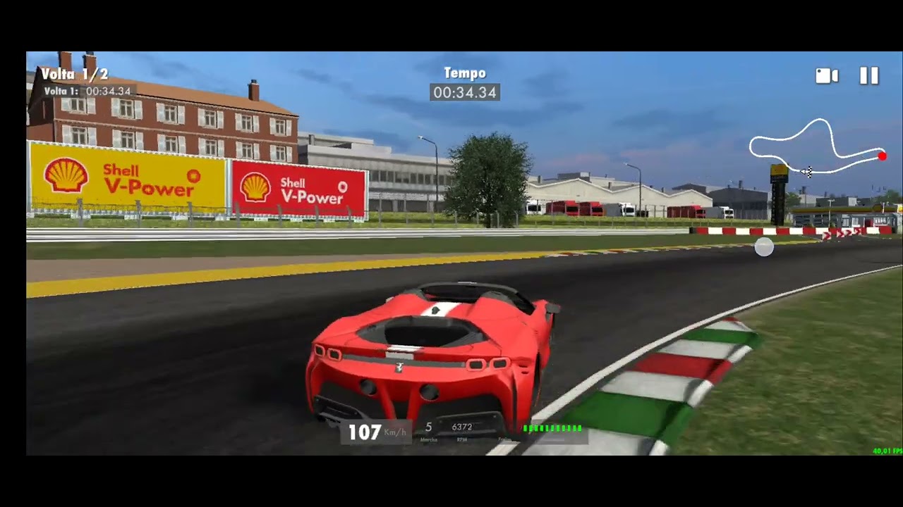 Shell Racing Legends - Ferrari SF90 Spider - Sul da Europa - Layout B
