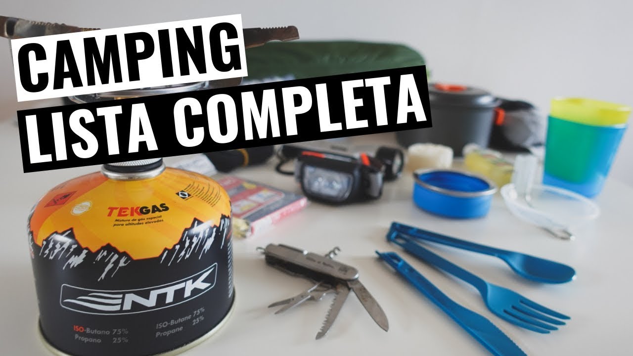 O QUE LEVAR PARA ACAMPAR EM UMA CICLOVIAGEM - Cicloturismo e Camping, minha lista completa