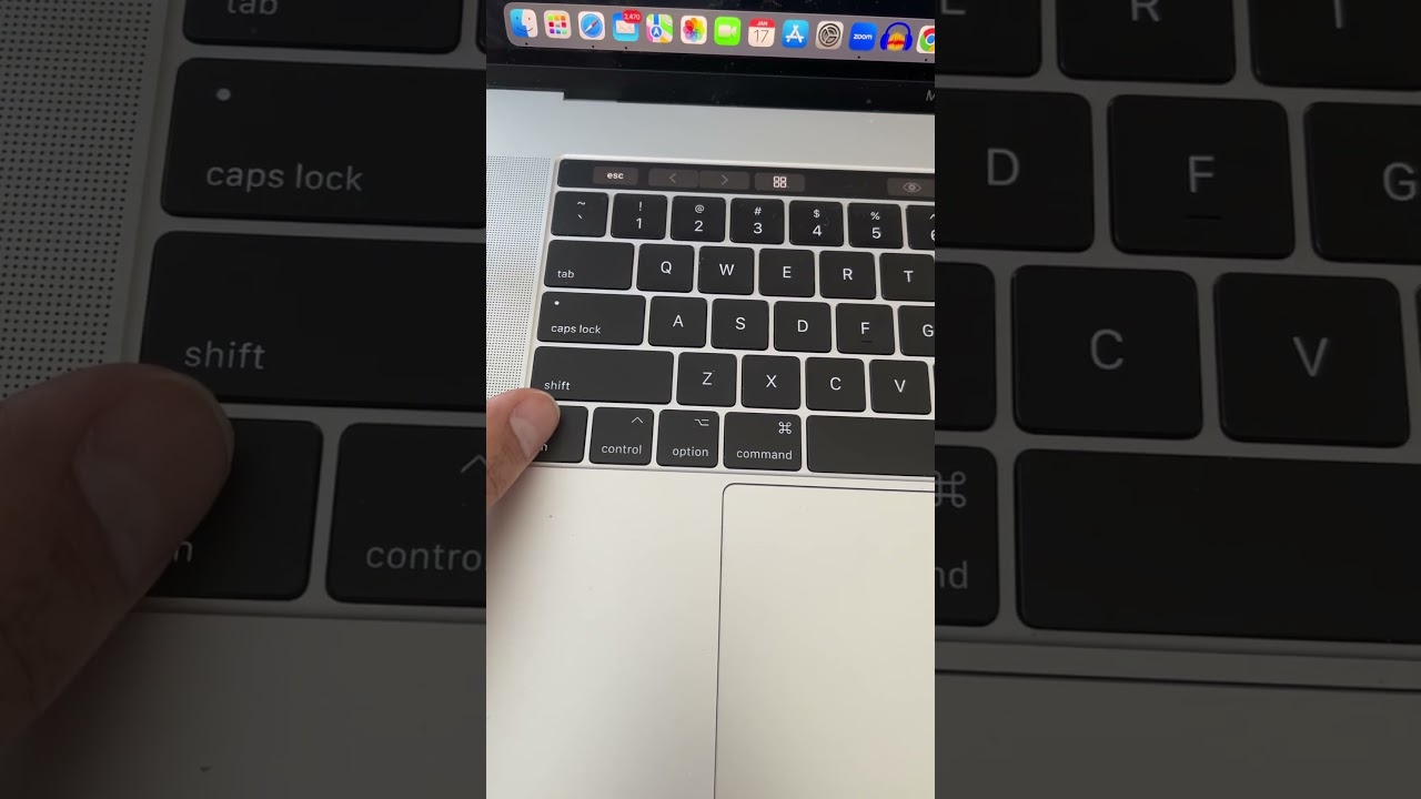 Как отобразить функциональные клавиши на Mac Pro с сенсорной панелью ￼#shorts #mactutorial #macpro
