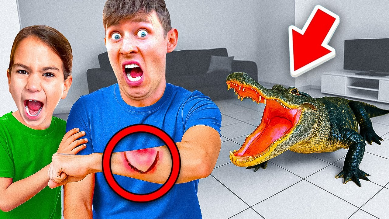 Ein KROKODIL GREIFT uns in meiner WOHNUNG an !😱
