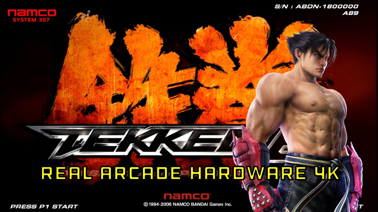 Tekken 6.0 Namco System 357 Jin Kazama 4K 60FPS