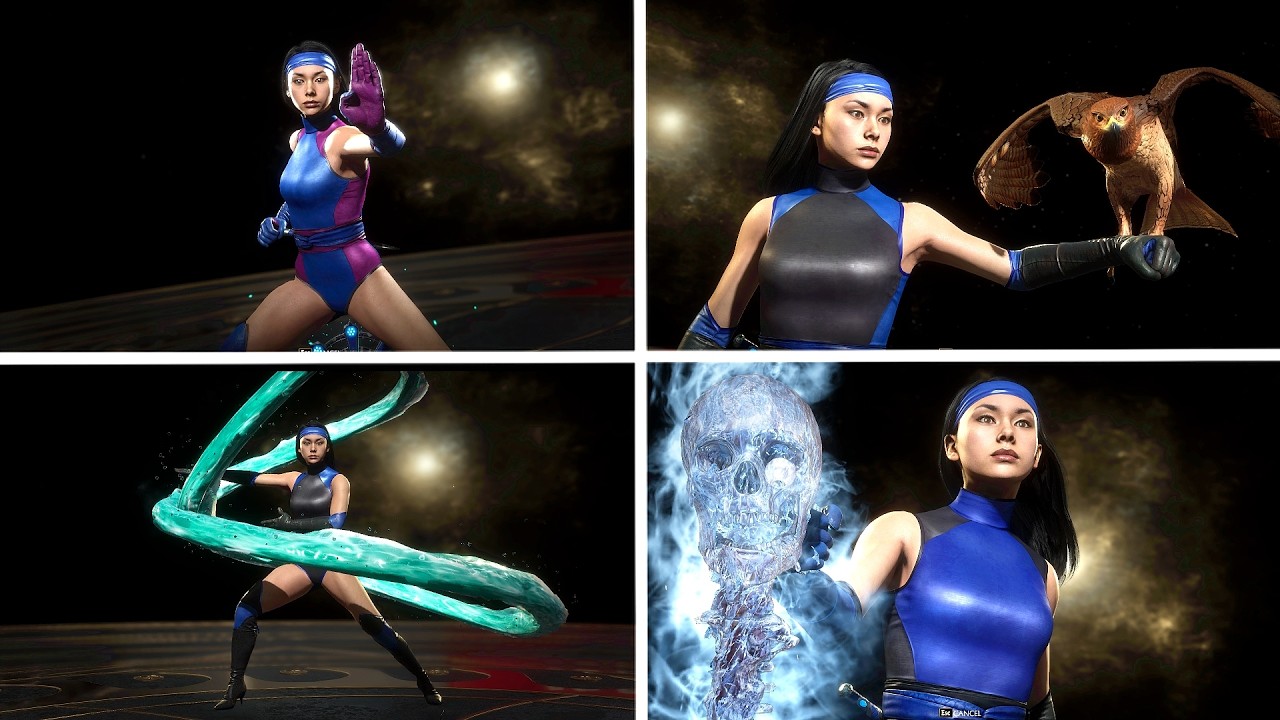 MK11 - Kitana Mk2 Classic  Perform All Characters Intros