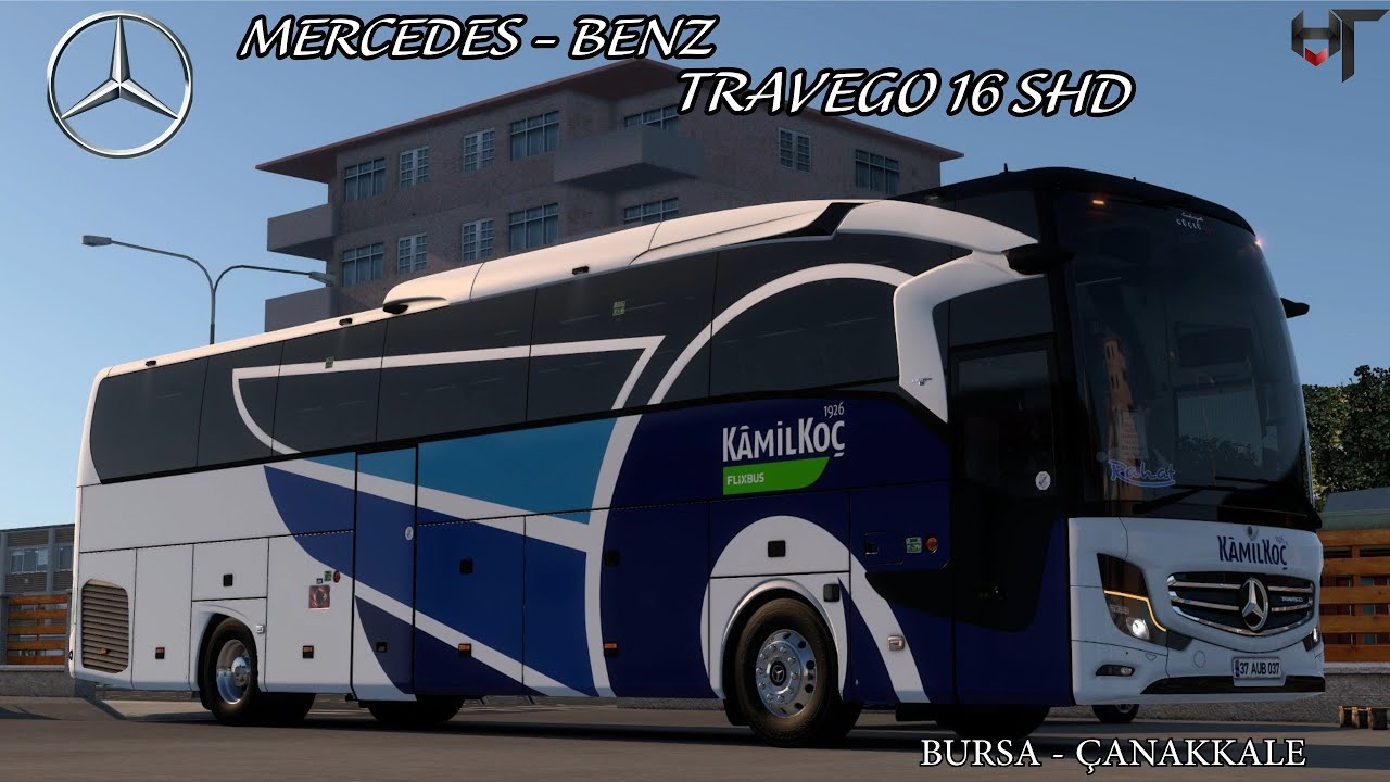ETS 2 TÜRKİYE MERCEDES BENZ TRAVEGO 16 SHD [ MİRRORCAM'Lİ YOLCULUK ] [ BURSA - ÇANAKKALE ]