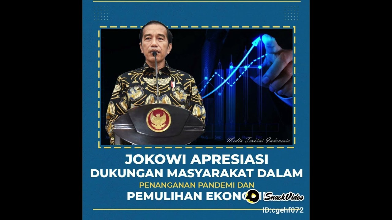 Presiden apresiasi dukungan pemulihan ekoonomi#JokowiPresidenku