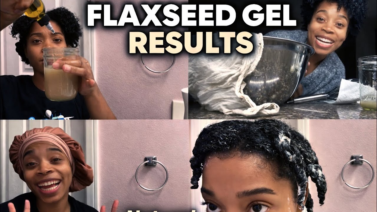 Wash Day Results / Flaxseed Gel + Healthy Natural Hair