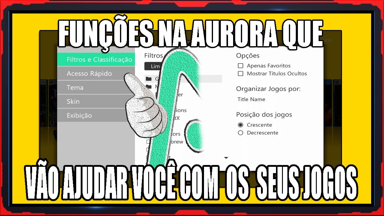 FUNÇÕES NA AURORA QUE VÃO AJUDAR VOCÊ COM OS SEUS JOGOS