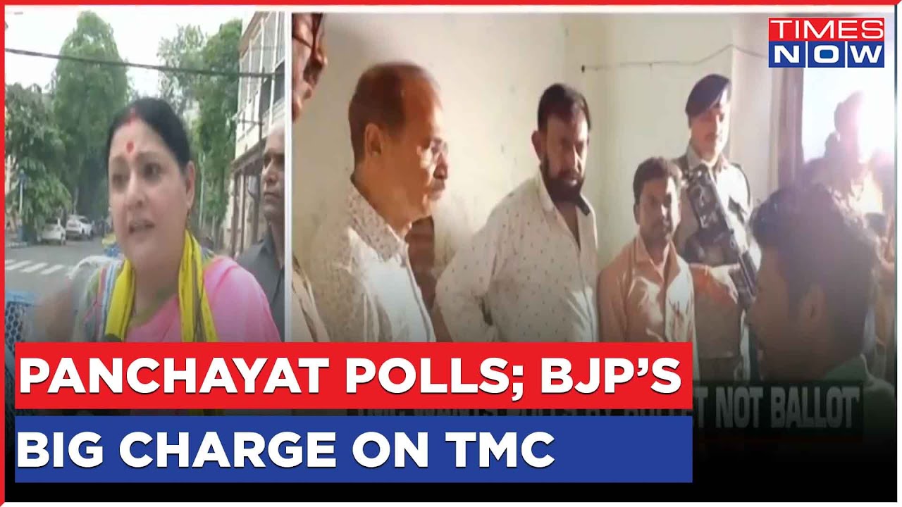 BJP Slams TMC On Murder Of Congress Leader, Says- They Want To Delay Panchayat Polls