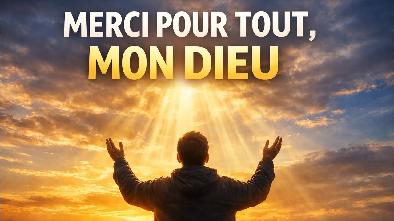 Merci pour tout, Mon Dieu | Cette prière changera ton regard sur la vie