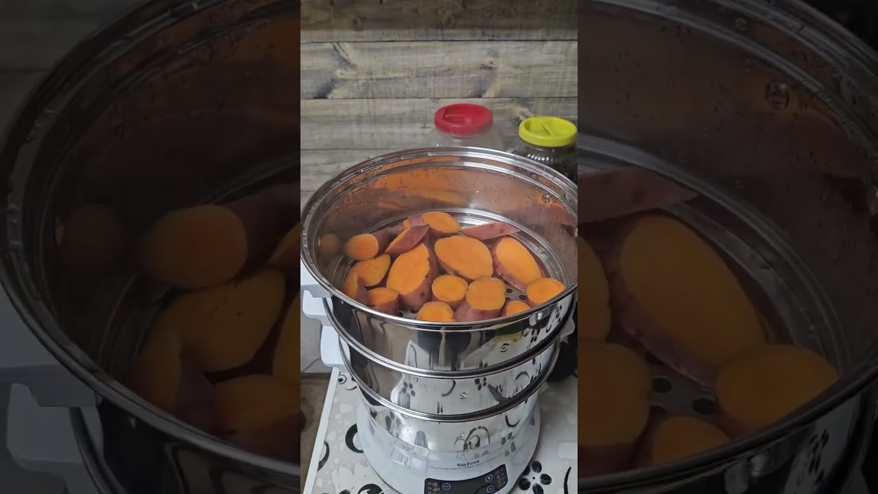 الطبخ بالبخار،جهاز Tefal المقاوم للصدأ و المصنوع من الستانلس ستيل،جهاز كهربائي رائع بكل المقاييس🙂