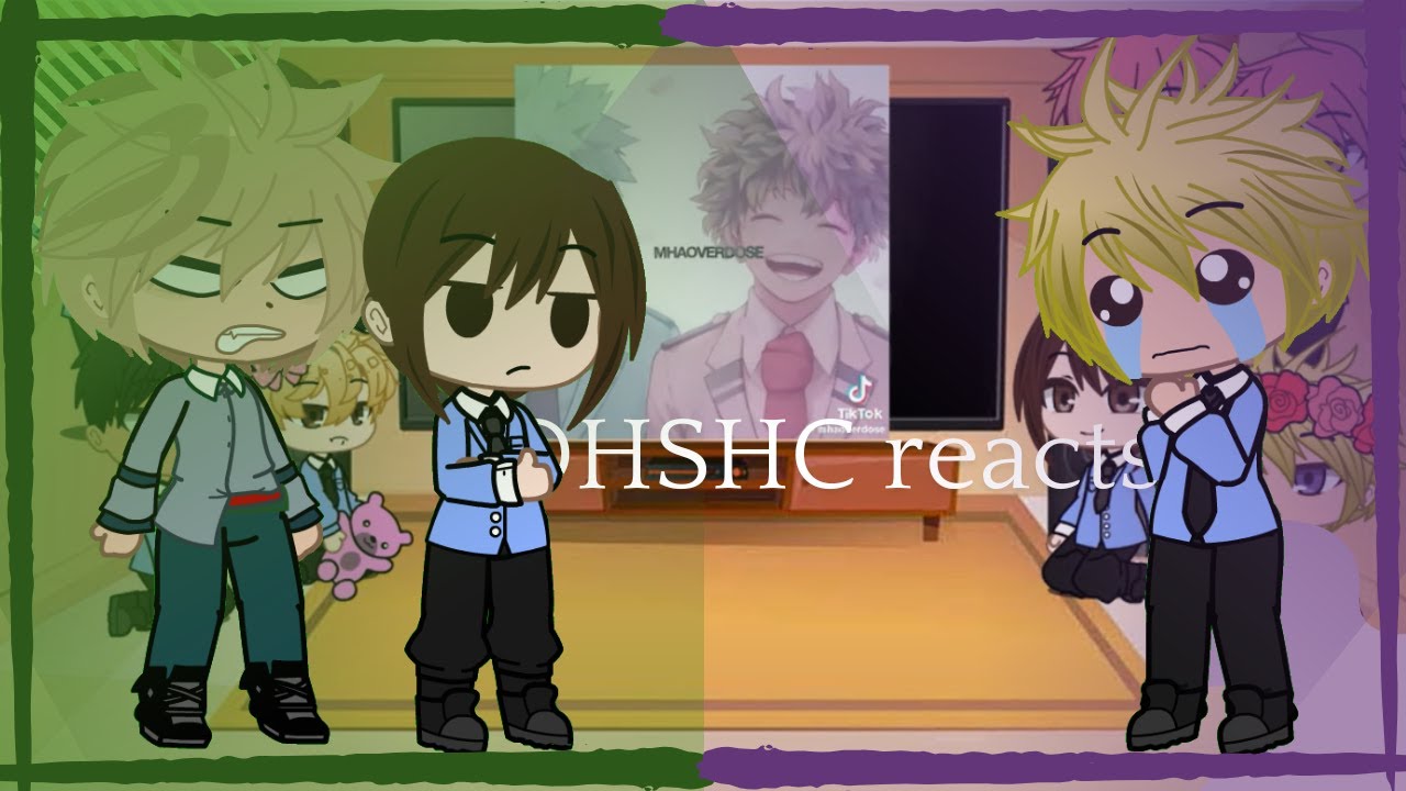 OHSHC Ouran Highschool Host club reacts to Haruhi’s brother as Katsuki Bakugo MHA/BNHA