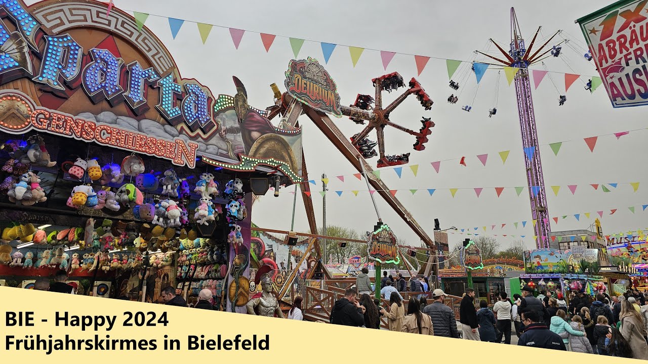 BIE Happy Frühjahrskirmes an der Radrennbahn in Bielefeld 2024