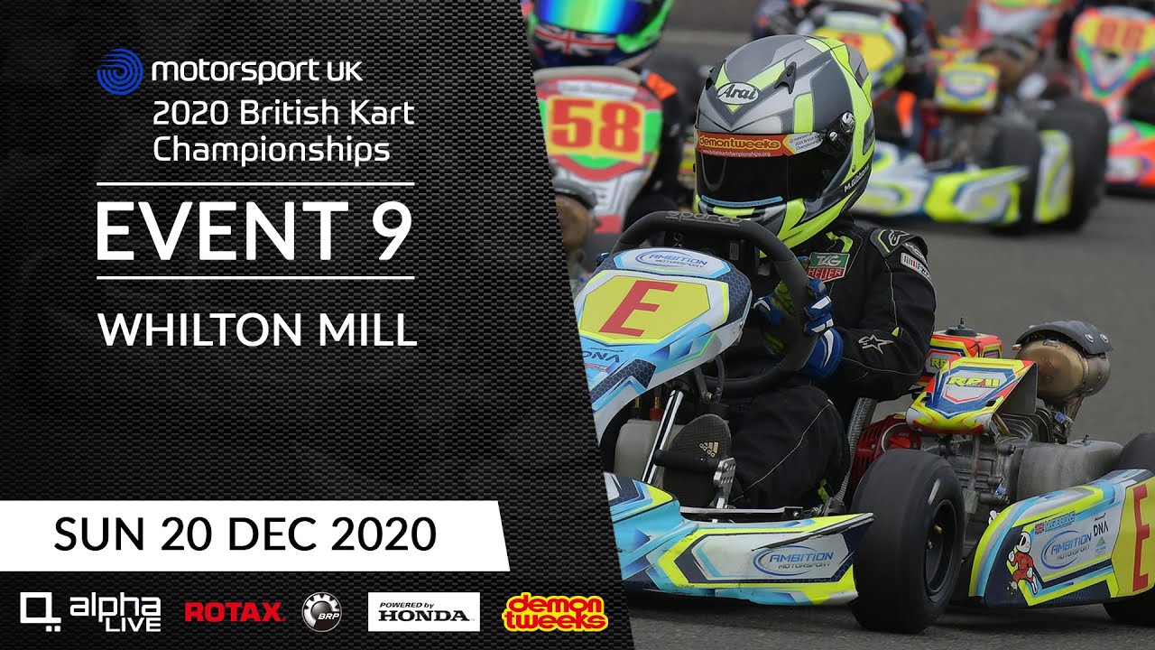 2020 British Kart Championships - Rotax Round 4 and Honda Round 4 - Sunday - LIVE from Whilton Mill