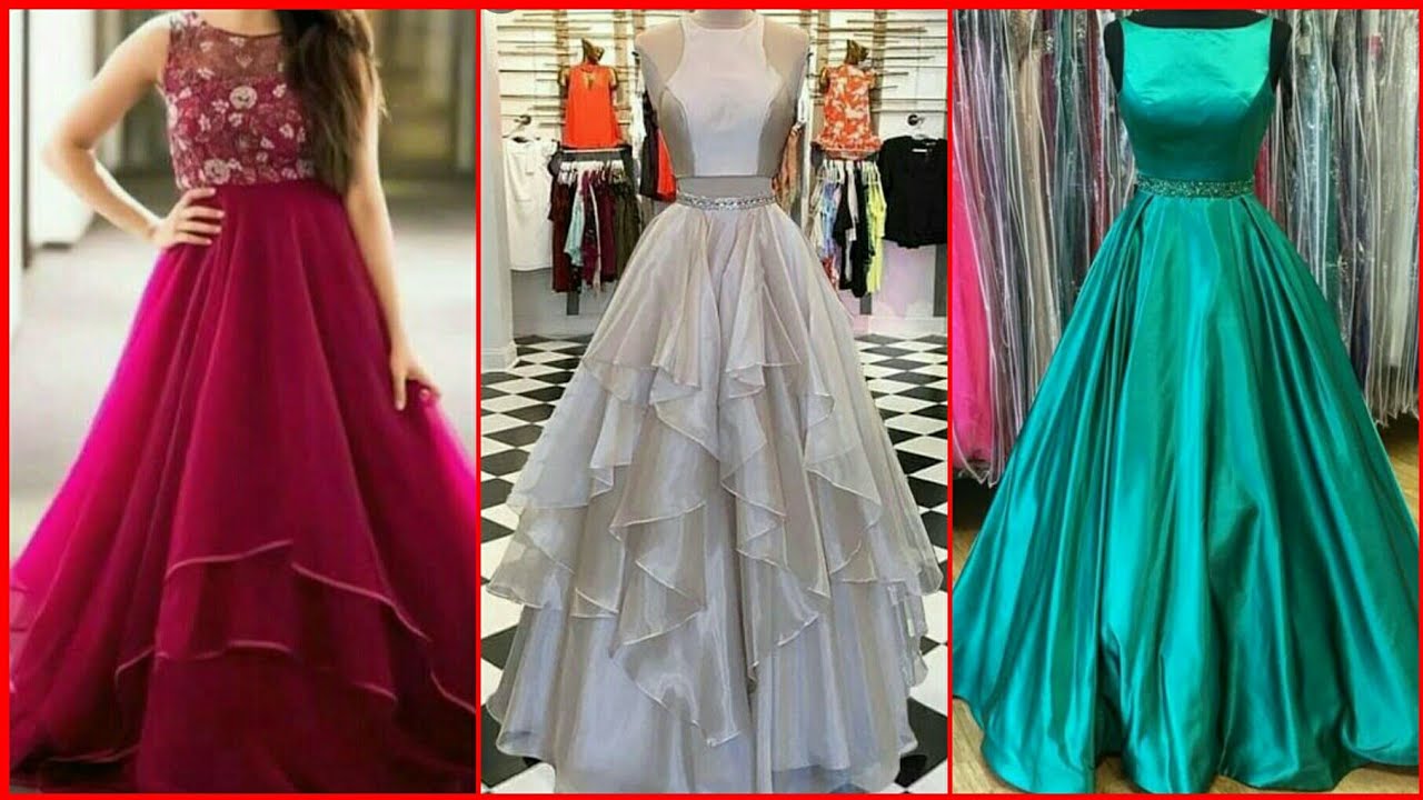 Partywear Gown Collection|Stylish Gown Dress Picture|One Piece Dress Design|Latest Gown Design Image
