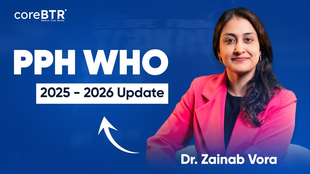 PPH WHO 2025 - 2026 Update | New Definition + Management Changes | Dr. Zainab Vora