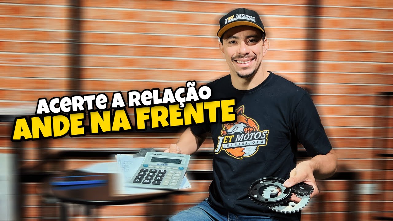 APRENDA ACERTAR A RELAÇÃO DA SUA MOTO! ANDE NA FRENTE!!