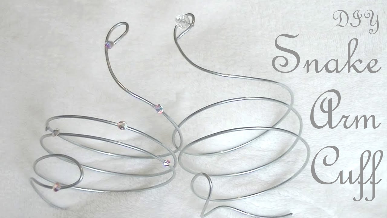DIY Snake Arm Cuff Jewelry
