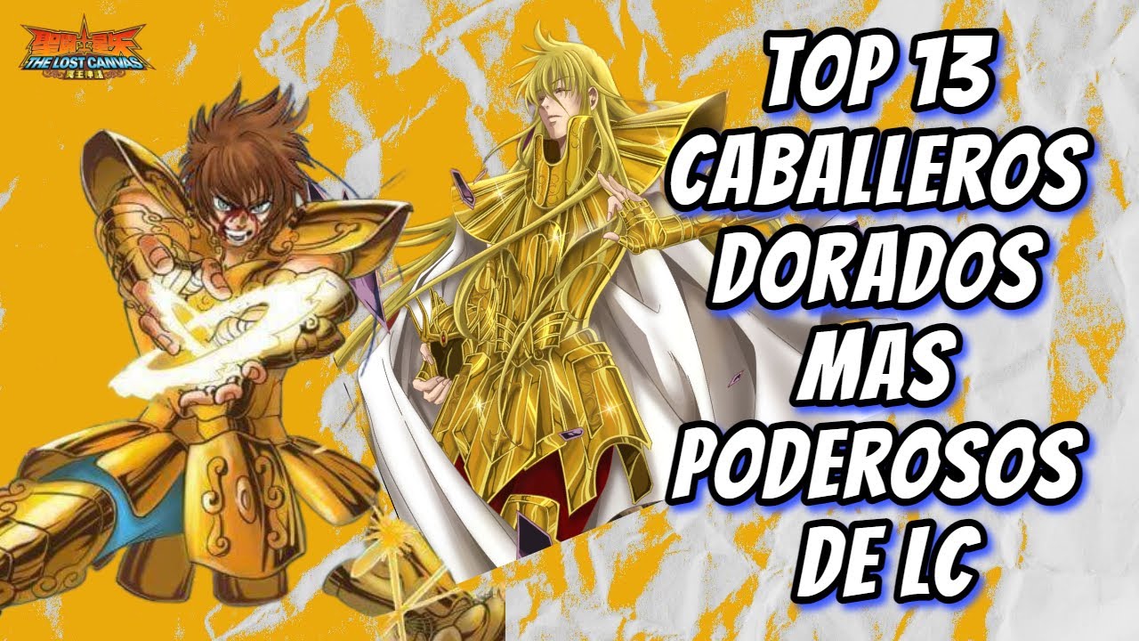 Top 13 Mejores Caballeros Dorados de Lost Canvas 🥇Del Peor al Mejor